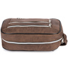 Kosmetyczna podróżna saszetka elegancka uniseks brąz nubuk Beltimore R25