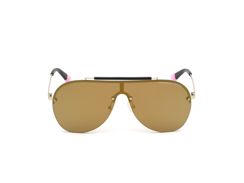 Okulary VICTORIA'S SECRET VS0012-13428X. Okulary przeciwsłoneczne, Kolor złoty. Kobieta.