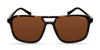 Okulary KENNETH COLE KC3013-5752E. Okulary przeciwsłoneczne, Kolor brązowy. Mężczyzna.
