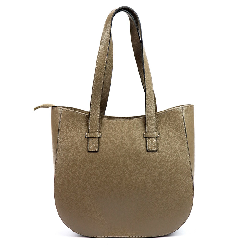 Gregorio duża Skórzana damska shopperbag torebka na ramię z kieszenią