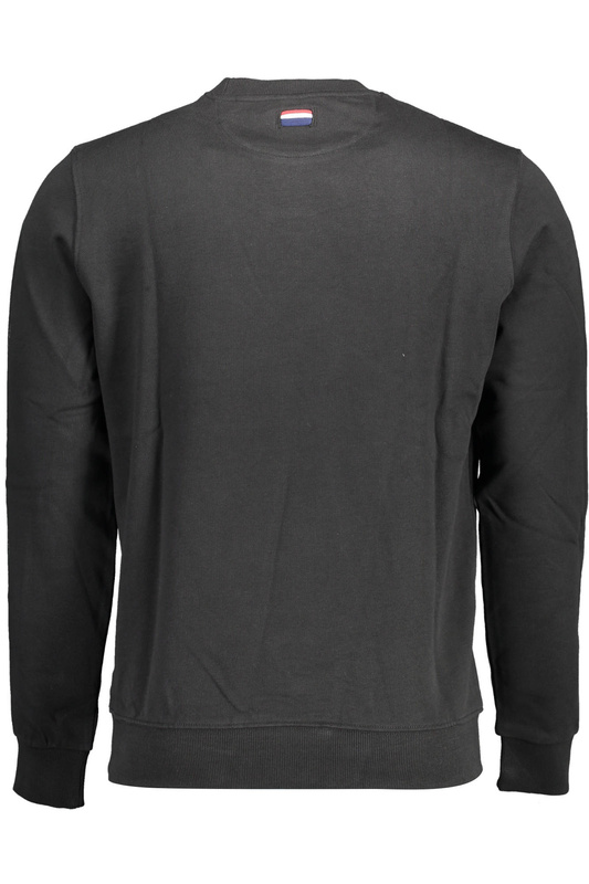 US POLO ASSN. MĘSKA BLUZA Z ROZPINANYM NA ZAMEK CZARNA