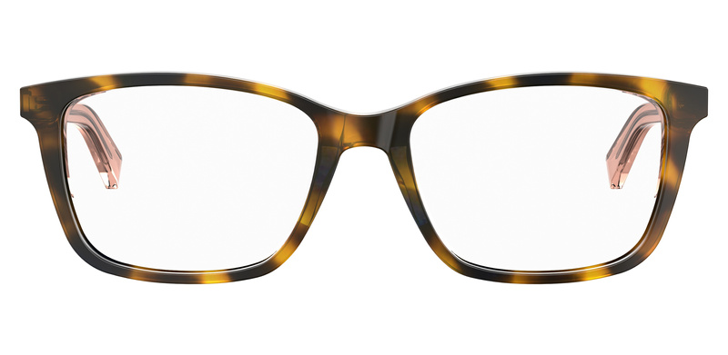 Okulary LOVE MOSCHINO MOL566-05L. Okulary, Kolor havana. Kobieta.