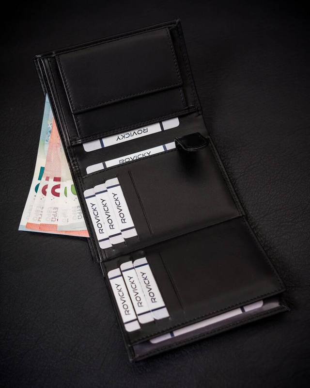 Stylowy Męski rozbudowany portfel RFID 4U Cavaldi