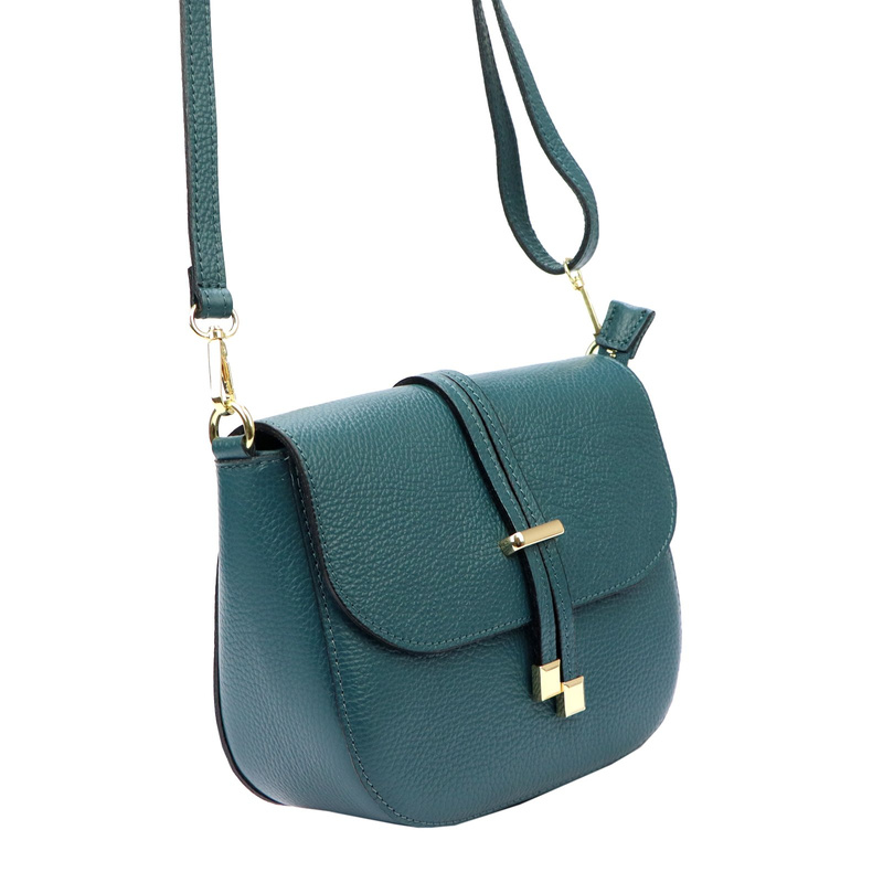 Skórzana stylowa damska listonoszka torebka przez ramię Luka