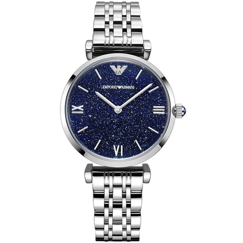 Zegarek ARMANI AR11091. Kwarcowy, Kolor niebieski. Kobieta.