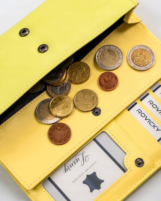 Stylowa Portmonetka duża ze skóry eko 4U Cavaldi