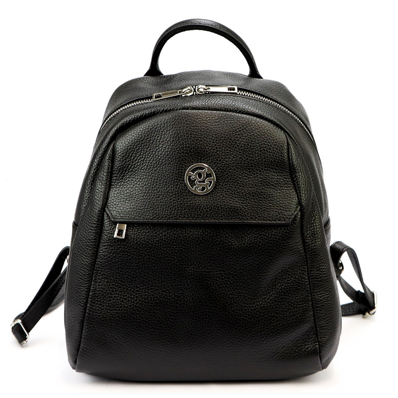 Gregorio damski miejski plecak-torebka skóra naturalna z kieszeniami