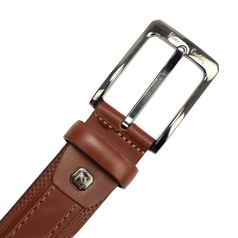 męski pasek z prawdziwej skóry Pierre Cardin GF 9017