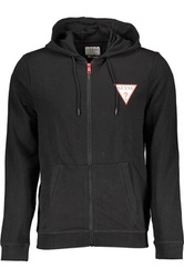 BLUZA GUESS JEANS Z ZAMKIEM MĘSKA CZARNA