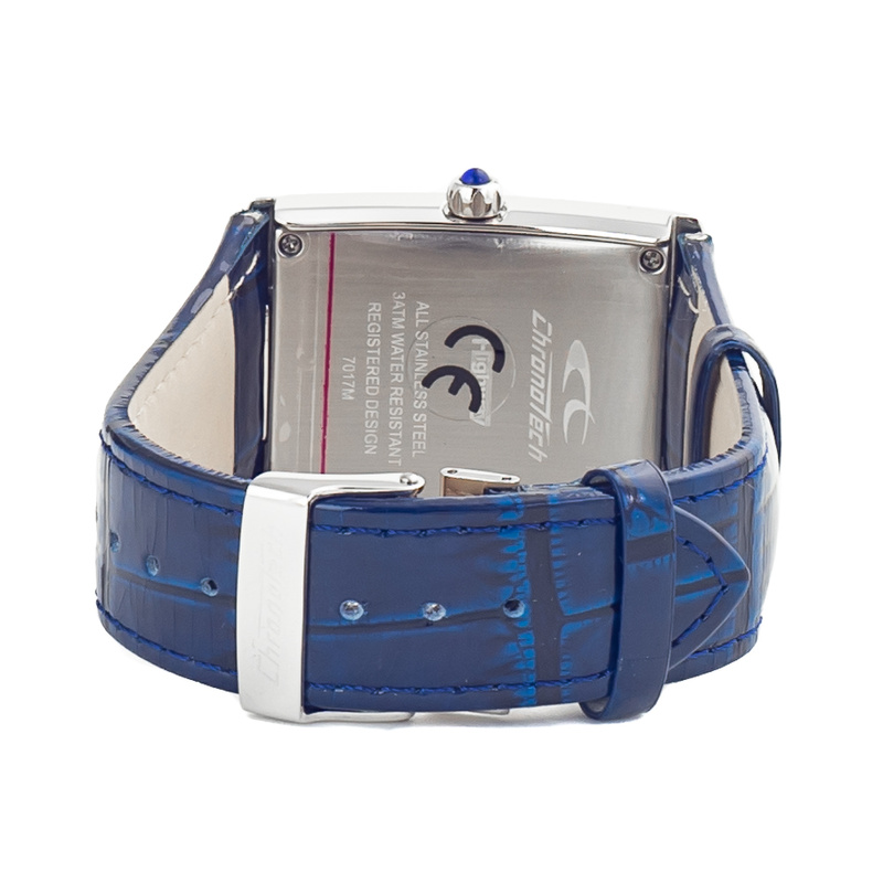 Zegarek CHRONOTECH CT7017M-09. Kwarcowy, Kolor niebieski. Mężczyzna.