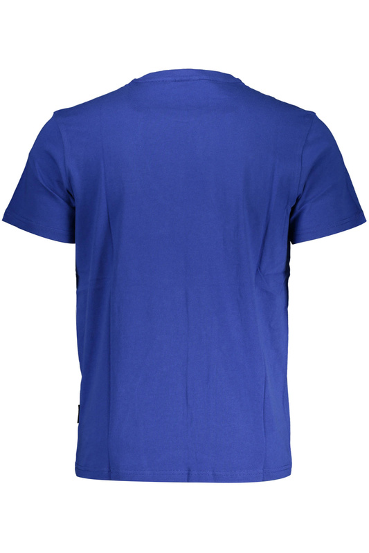 NIEBIESKI T-SHIRT MĘSKI NAPAPIJRI Z KRÓTKIM RĘKAWEM