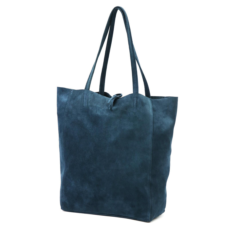 Patrizia damska shopperbag duża skóra naturalna zamszowa torebka na ramię