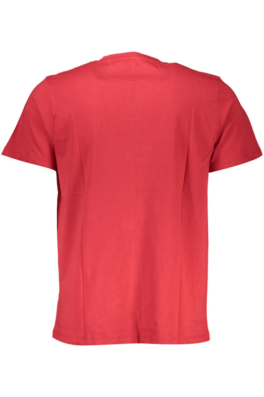 CZERWONY T-SHIRT MĘSKI Z KRÓTKIM RĘKAWEM GIAN MARCO VENTURI