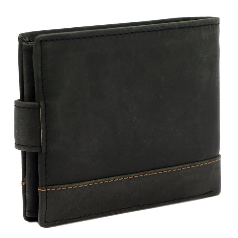 Nordee poziomy portfel skóra naturalna męski rozbudowana portmonetka