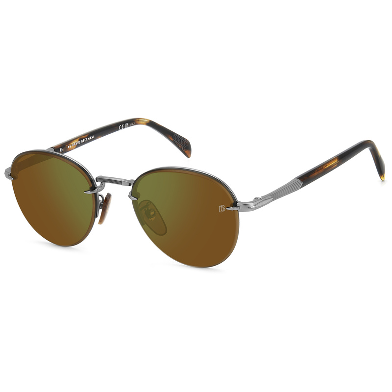 Okulary DAVID BECKHAM DB-1173-S-50L. Okulary przeciwsłoneczne, Kolor szary. Mężczyzna.