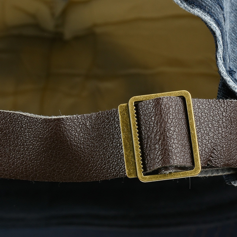 Brązowa Czapka z daszkiem baseballówka vintage regulowana cz-m-21