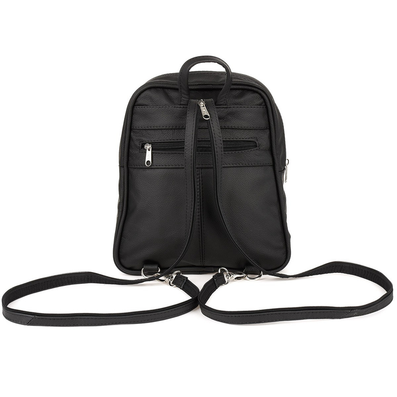 Bordowy plecak torebka damska Skórzana Beltimore 022