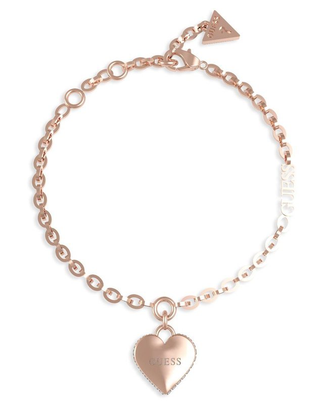 Biżuteria GUESS JUBB02229JWRG. Bransoletka, Kolor różowy. Kobieta.