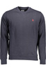 BLUZA US POLO BEZ ZAMKA NIEBIESKA MĘSKA