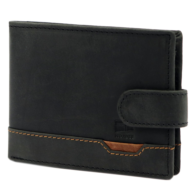Skórzany męski portfel Nordee HJORT 8806A
