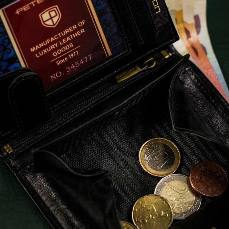 Skórzany męski portfel Peterson PTN N62-VT