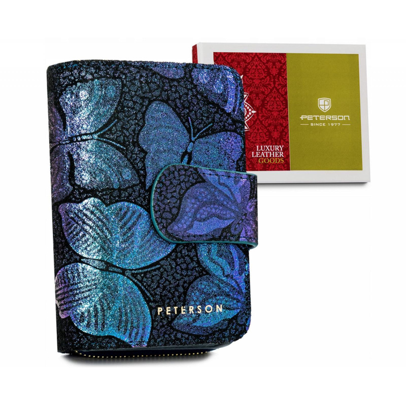 Skórzany damski portfel Peterson PTN 425214-ONBF