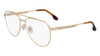 Okulary VICTORIA BECKHAM VB21335515714. EYEGLASSES, Kolor złoty. Kobieta.