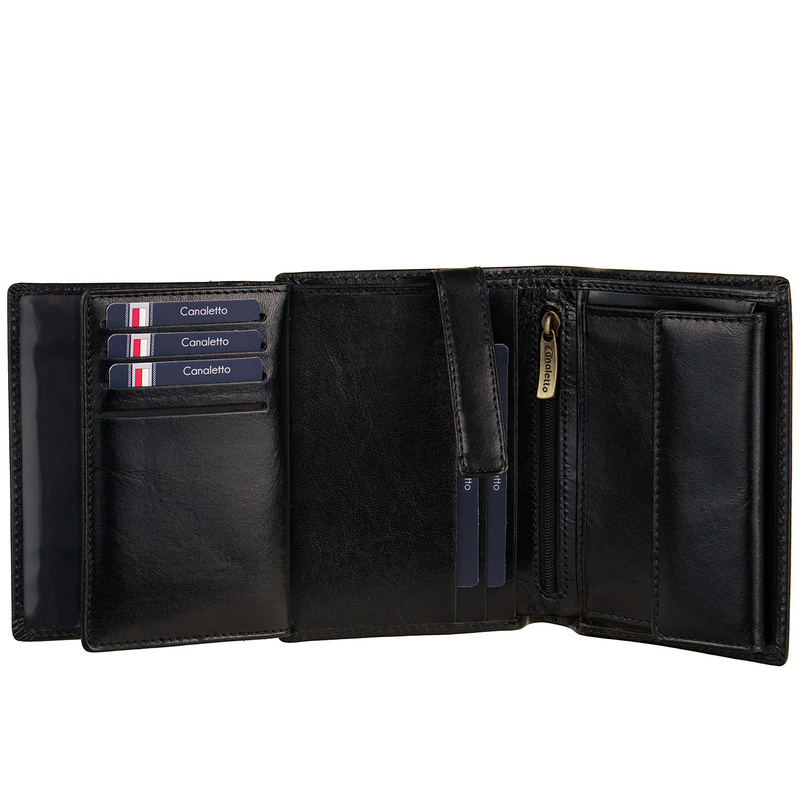 Portfel Męski Canaletto – Skóra Licowa 14 Kart PM1555cs164 RFID