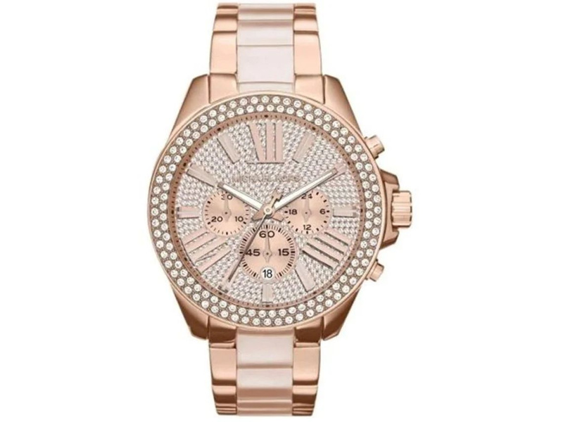 Zegarek MICHAEL KORS MK6096. Kwarcowy, Kolor różowy. Kobieta.