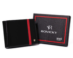 Skórzany męski portfel Rovicky N61-RVT RFID