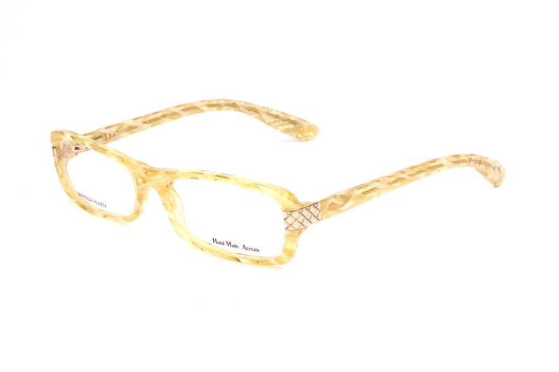 Okulary BOTTEGA VENETA BV12229L. Okulary, Kolor żółty. Kobieta.