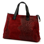 Damska torebka ze skóry naturalnej Luka 26-034 CROCO