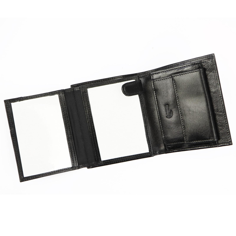 Pojemny portfel męski skórzany z RFID - Rovicky