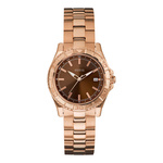 Zegarek GUESS W0469L1. Kwarcowy, Kolor brązowy. Kobieta.