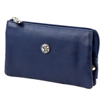 Gregorio Portfel Damski Skórzany Podłużny Na Suwak Saszetka pojemna