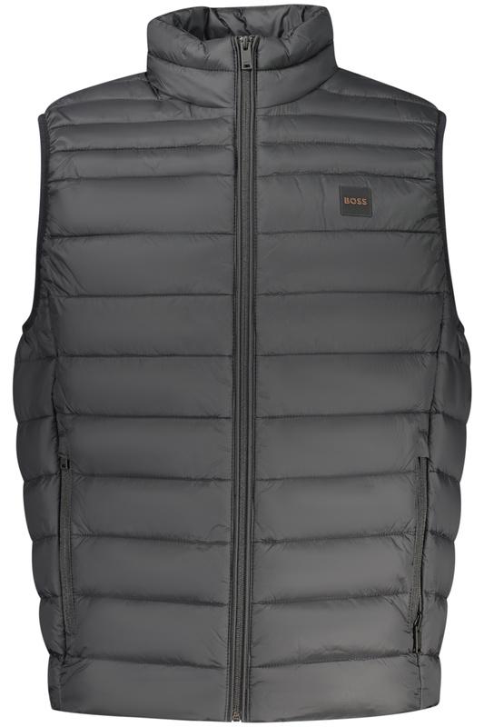 MĘSKA CZARNA KURTKA BEZ RĘKAWÓW BOSS