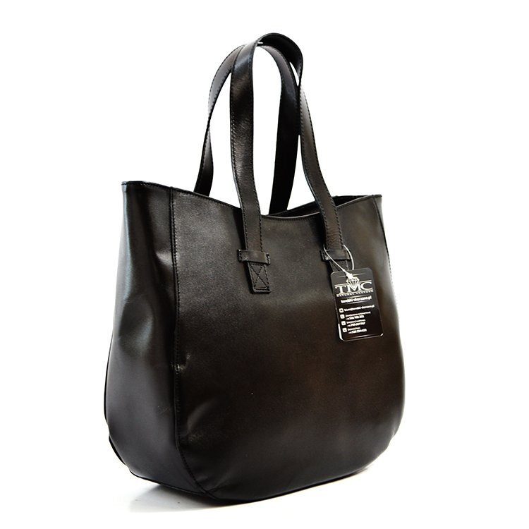 Torebka skórzana na ramię duża damska shopperbag