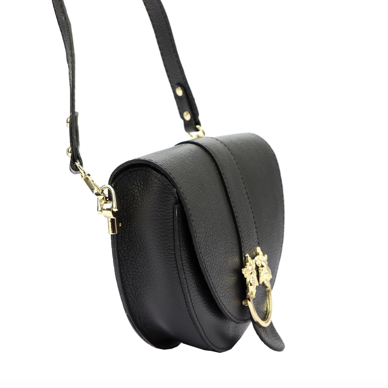 Luka damska listonoszka mała torebka przez ramię skóra naturalna 