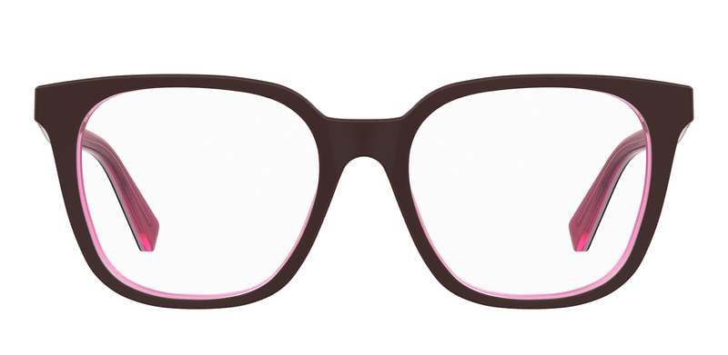 Okulary LOVE MOSCHINO MOL590-LHF. Okulary, Kolor Burgundy. Kobieta.