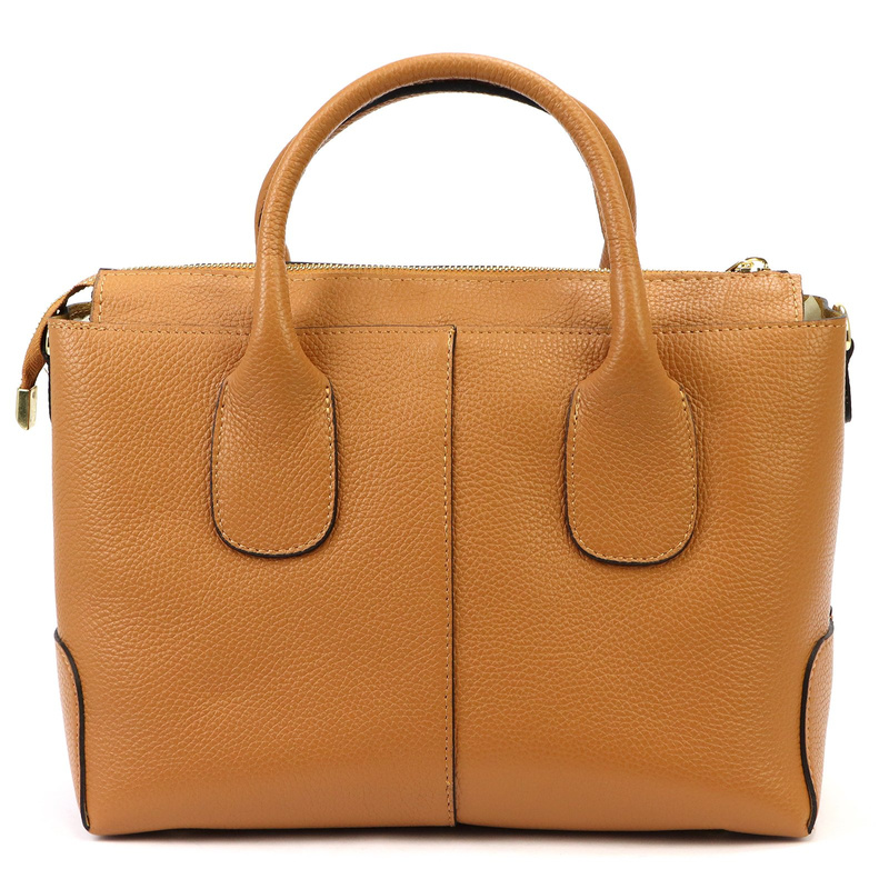 Luka Skórzany damski pojemny kuferek do ręki torebka na ramię z paskiem