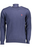 US POLO ASSN. MĘSKI NIEBIESKI GOLF