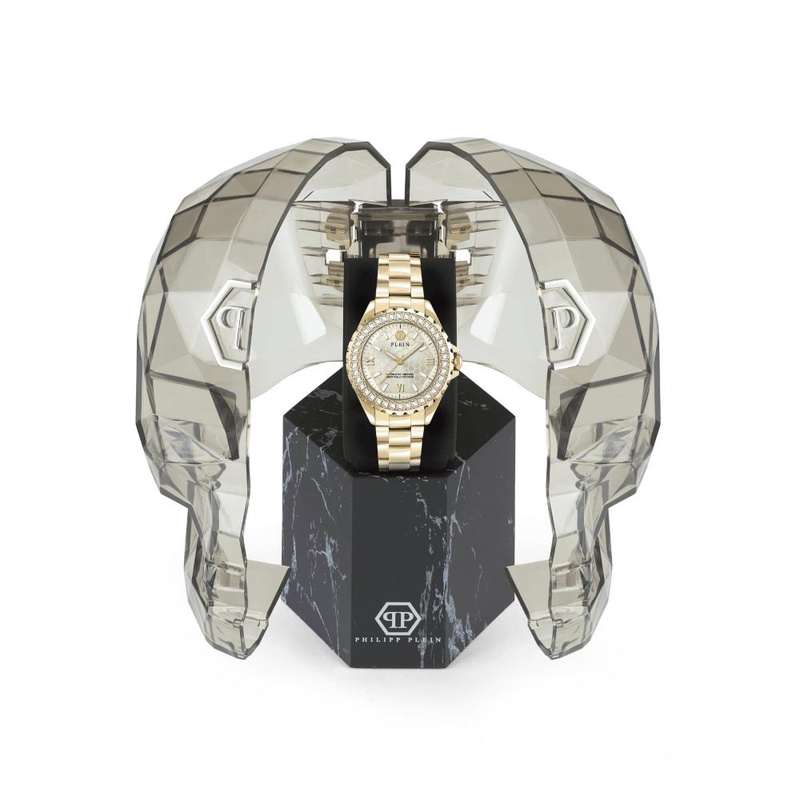 Zegarek PHILIPP PLEIN PWPOA0624. Kwarcowy, Kolor złoty. Kobieta.