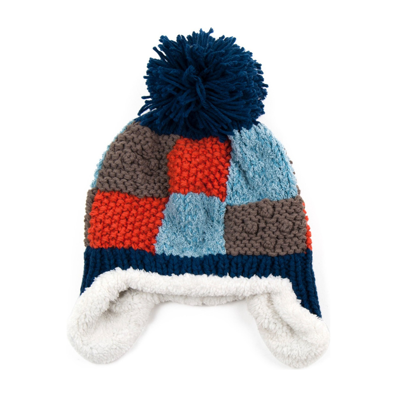 Uszanka Mięciutka Szachownica