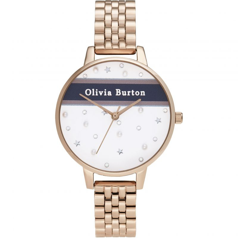 Zegarek OLIVIA BURTON OB16VS06. Kwarcowy, Kolor biały. Kobieta.
