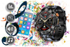 SMARTWATCH MĘSKI GRAVITY GT20-5 - AMOLED, DODATKOWY PASEK (sg024e)
