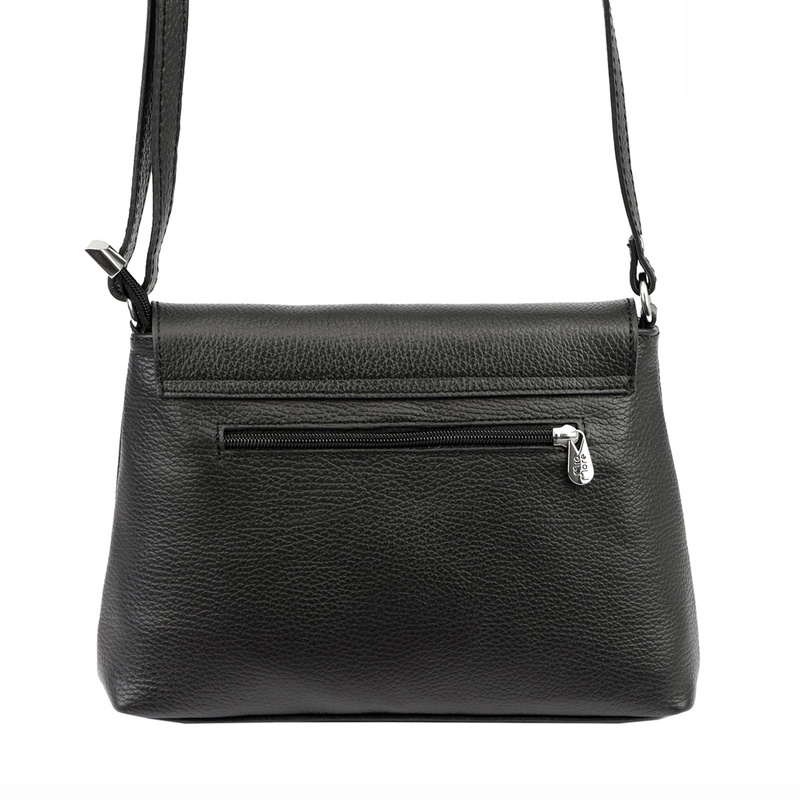 MiaMore damska listonoszka przez ramię skóra naturalna torebka z klapą