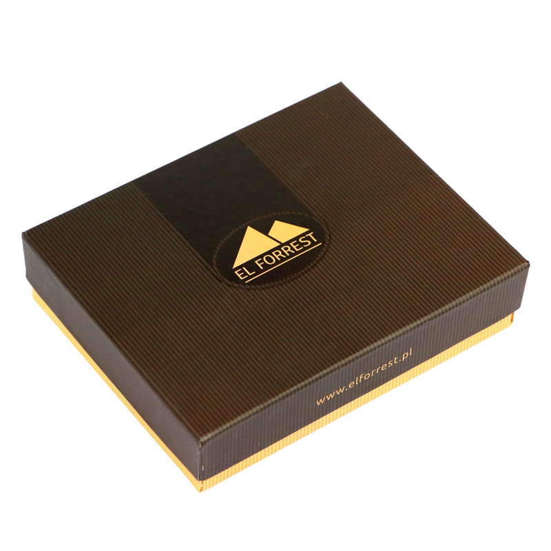 EL FORREST damski portfel skóra naturalna kieszeń na bigiel RFID