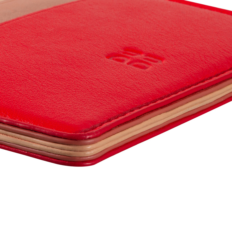 Zgrabne Skórzane etui na karty Slim Wallet DUDU