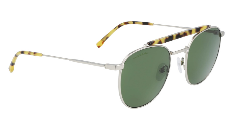 Okulary LACOSTE L241S-045. Okulary przeciwsłoneczne, Kolor srebrny. Mężczyzna.