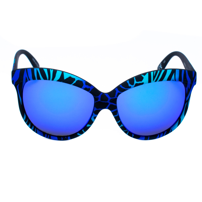 Okulary ITALIA INDEPENDENT 0092-ZEF-022. Okulary przeciwsłoneczne, Kolor niebieski. Kobieta.